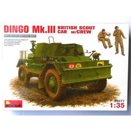 MiniArt Dingo Mk.III Britse Scoutauto met bemanning
