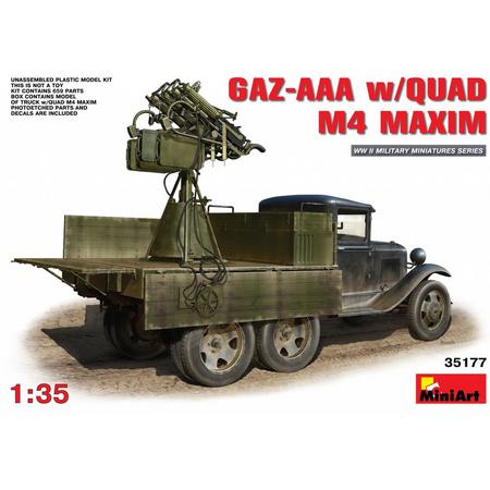 MiniArt GAZ-AAA w/Quad M4 Maxim