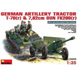 Miniart - German Artillery Tractor T-70 R & Gun W/crew (Min35039)