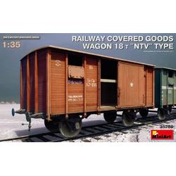 Miniart - Railway Covered Goods Wagon 18 T Ntv (Min35288)