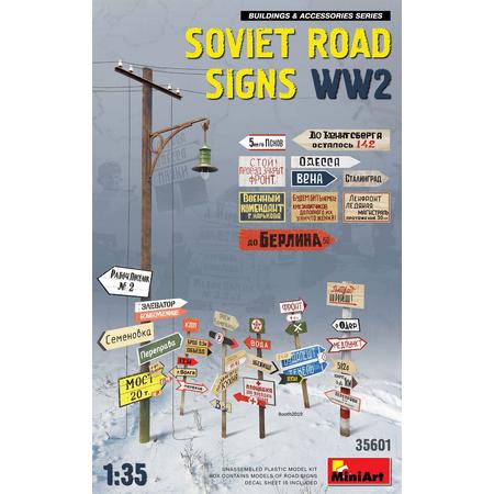 Miniart - Soviet Road Signs Wwii