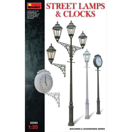 Miniart - Street Lamps & Clocks (Min35560)