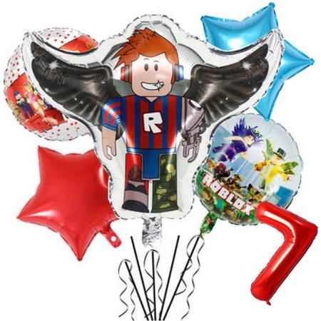 Roblox ballon set - 54x52cm - Folie Ballon - Roblox - Game - Gaming - Themafeest - 7 jaar - Verjaardag - Ballonnen - Versiering - Helium ballon