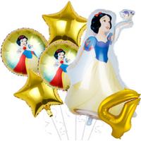 Sneeuwwitje ballon set - 100x71cm - Folie Ballon - Prinses - Themafeest - 4 jaar - Verjaardag - Ballonnen - Versiering - Helium ballon