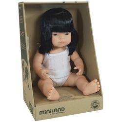 Miniland Pop Aziatisch Meisje met Haar 38cm