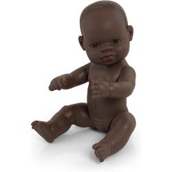   Babypop Afrikaans Meisje 32 Cm Bruin