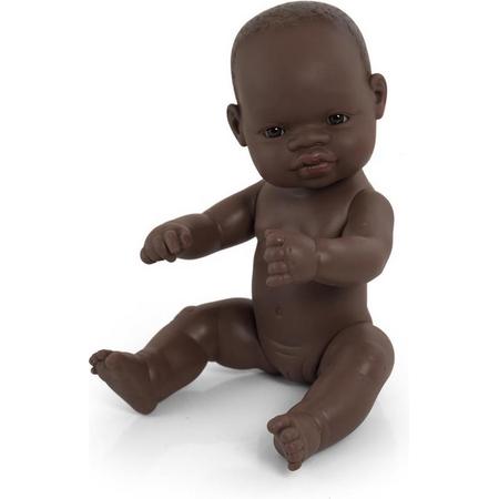Miniland Babypop Afrikaans Meisje 32 Cm Bruin