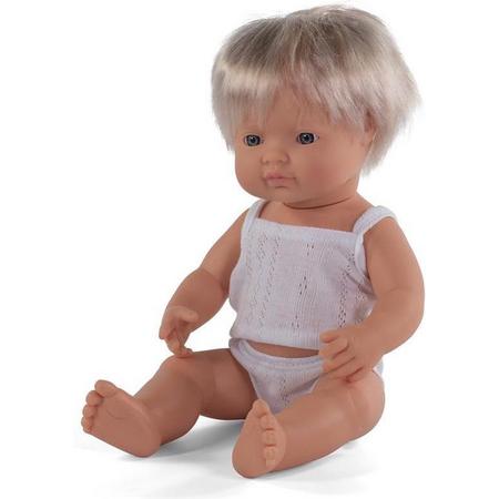 Miniland Babypop Jongetje Met Vanillegeur 38 Cm Blond