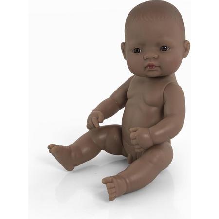 Miniland Babypop Zuid-amerikaans Jongen 32 Cm Bruin