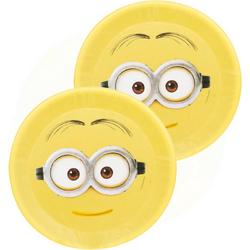 Minions schuim frisbee geel twee ogen 42 cm Buitenspeelgoed