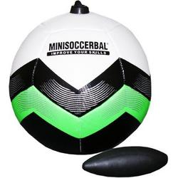 Minisoccerbal bal aan touw - Voetbaltrainer - Classic - Groen - Met Oefenstof