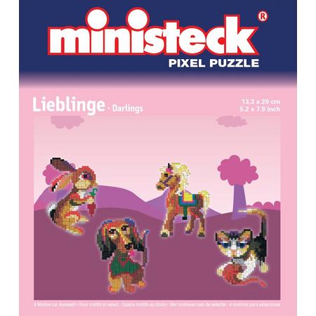 Ministeck: Pixel Puzzel - Lievelingsdieren
