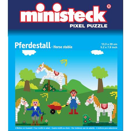 Ministeck: Pixel Puzzel - Paardenstal