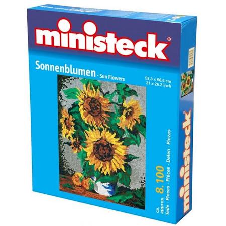 Ministeck: Vaas met zonnebloemen
