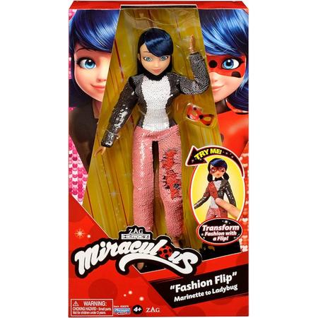 Miraculous Ladybug - Sequin Fashion Flip Doll