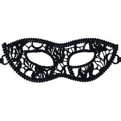 Miresa - Sexy Masker - Maskerade - Gala Verkleedmasker - Zwart - Kant - MM004