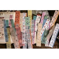 Sticker Stripes - Ticket - Stickerstroken Tickets - O.a voor bulletjournal, Scrapbooking en Kaarten Maken