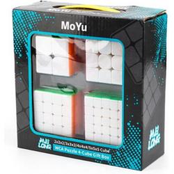 4 in 1 Voordeelpakket - MoYu Cube - Rubiks Cube - Breinbreker 2x2, 3x3, 4x4, 5x5 - Rubiks Cube
