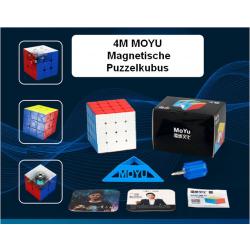 4x4 MOYU® Magnetische Puzzelkubus - SpeedCube Zonder Stickers  - Licht en Soepel voor Wedstrijden - Sinterklaas/Kerst Eindjaar Voor Sale!
