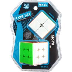 Speed Cube - 2 in 1 - Slim spelen - Rubiks cube - Rubiks kubus - Rubix cube - Breinbreker - Magic cube - Puzzel - Magische kubus - Anti stress speelgoed - 2x2, 3x3