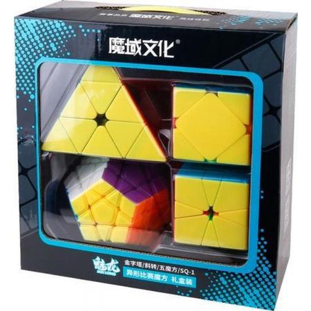 Speed Cube Set – Pyraminx, Megaminx, Skewb, Square-1 – MoYu Puzzel Kubus