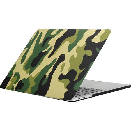 Mobigear Hard Case Camouflage Print Groen Macbook Pro 13 inch Thunderbolt 3 (USB-C)