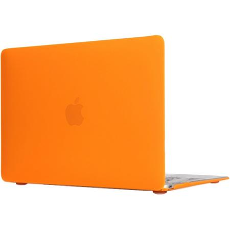Mobigear Hard Case Frosted Oranje voor Apple MacBook 12 inch