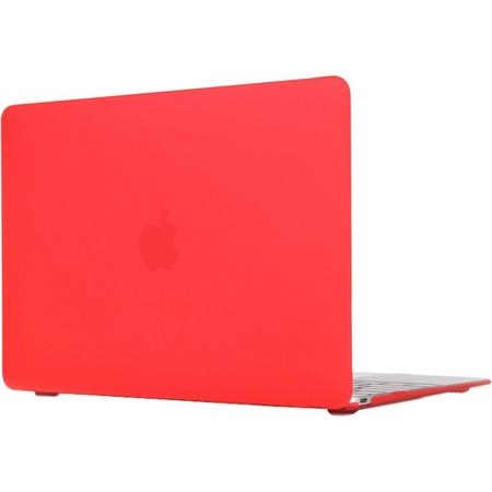 Mobigear Hard Case Frosted Rood voor Apple MacBook 12 inch