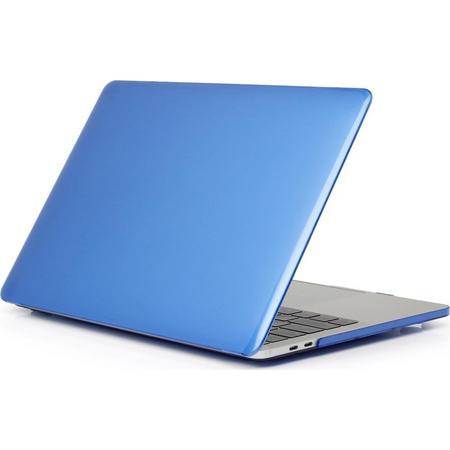 Mobigear Hard Case Glanzend Donker Blauw Macbook Pro 13 inch 2020