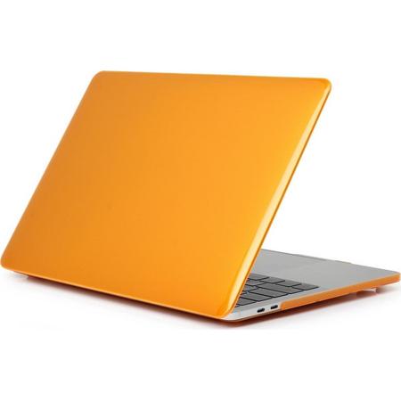 Mobigear Hard Case Glanzend Oranje Macbook Pro 13 inch 2020
