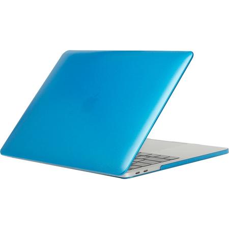 Mobigear Hard Case Metallic Blauw Macbook Pro 13 inch Thunderbolt 3 (USB-C)