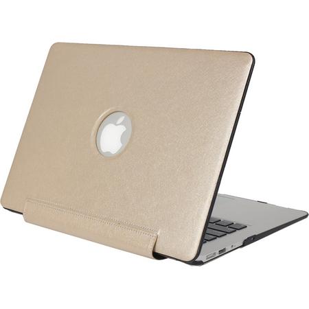 Mobigear Hard Case Silk Texture United Goud voor Apple MacBook Air 11 inch