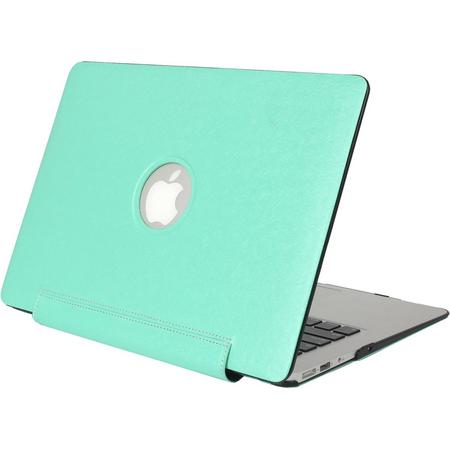 Mobigear Hard Case Silk Texture United Turquoise voor Apple MacBook Pro 13 inch