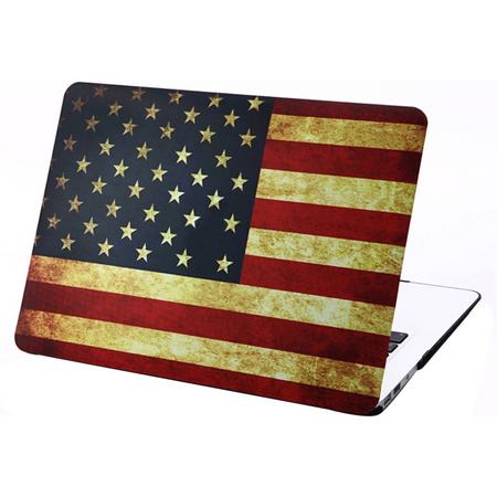 Mobigear Hard Case Vintage US Flag voor Apple MacBook Air 13 inch