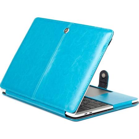 Mobigear Luxe Case Blauw Macbook Pro 15 inch Thunderbolt 3 USB-C