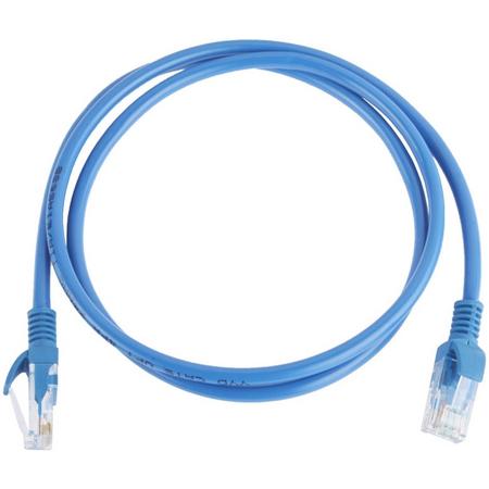 Mobigear UTP CAT 6 Netwerk Kabel 1 Meter Blauw