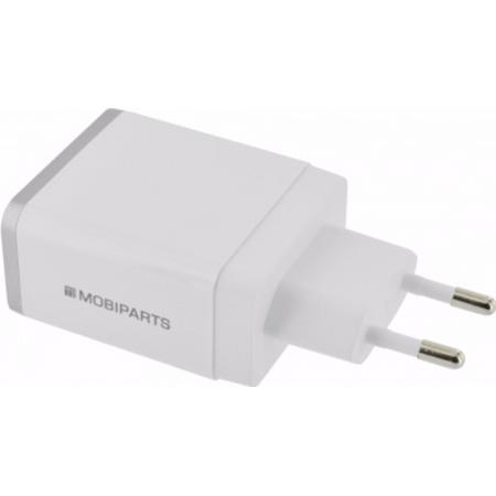 Mobiparts iPad oplader USB wit