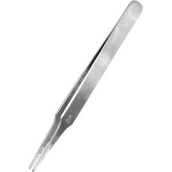 ModelCraft PTW2185/2A Flat Rounded Stainless Steel Tweezers (120mm) Gereedschap