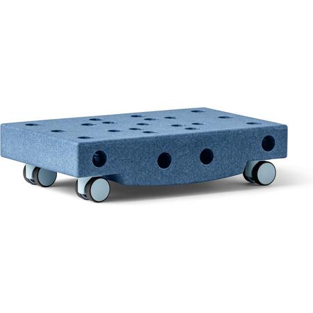 Modu Activity toy - Scooter Board - zachte blokken - speelgoed 1 jaar - balansbord- Deep Blue / Sky Blue