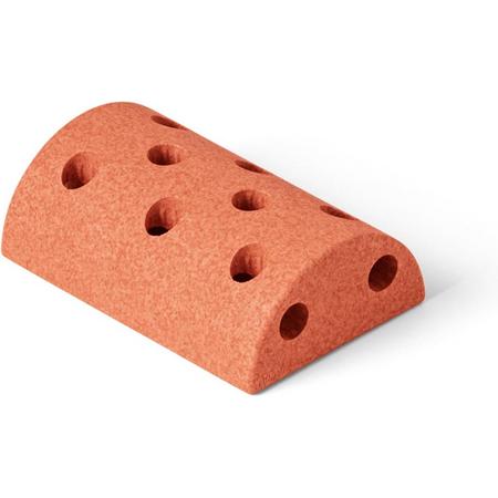 Modu Blokken Halve Cilinder - Zachte blokken- Open Ended speelgoed - Speelgoed 1 -2 -3 jaar - Burnt Orange