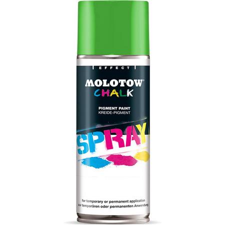 1 Spuitbus Molotow Streetwise Krijtspray - 400ml Groene Graffiti Chalk Spray