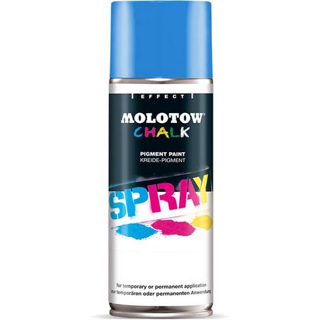 1 Spuitbus Molotow Streetwise Krijtspray - 400ml Lichtblauwe Graffiti Chalk Spray
