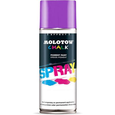1 Spuitbus Molotow Streetwise Krijtspray - 400ml Paarse Graffiti Chalk Spray