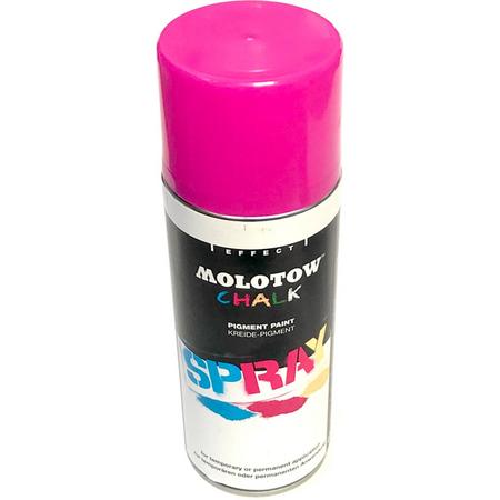 1 Spuitbus Molotow Streetwise Krijtspray - 400ml Roze Graffiti Chalk Spray