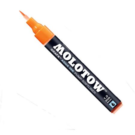 Molotow 1 mm Aqua Pump Softliner - Oranje