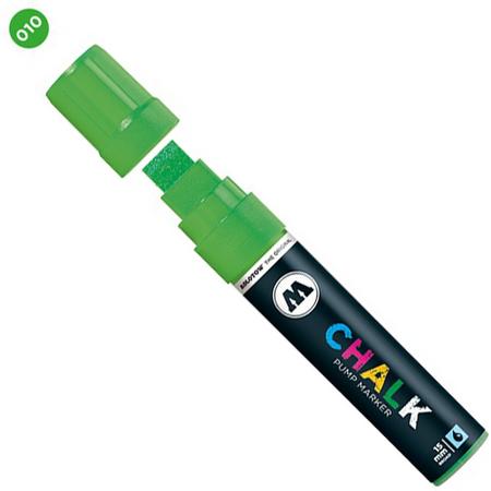 Molotow 15mm Neon Groene Krijt Marker - Geschikt voor tijdelijke markeringen op alle gladde oppervlaktes