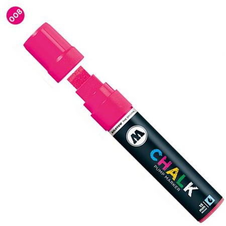 Molotow 15mm Neon Roze Krijt Marker - Geschikt voor tijdelijke markeringen op alle gladde oppervlaktes