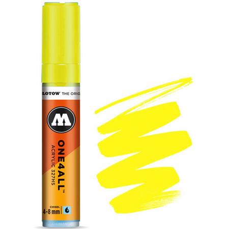 Molotow 327HS Zinc Yellow - Gele acryl marker - Chisel tip 4-8mm - Kleur geel