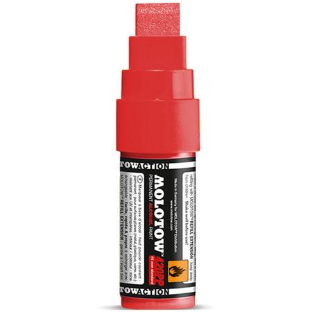 Molotow 420PP Rode Marker - 15 mm verfstift op alcoholbasis
