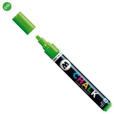 Molotow 4mm Neon Groene Krijt Marker - Geschikt voor tijdelijke markeringen op alle gladde oppervlaktes